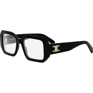 Celine TRIOMPHE Black Rectangular Eyeglasses ONE SIZE (53) Fekete Férfi Dioptriás szemüvegek kép