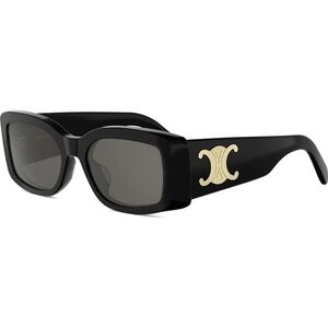 Celine Maxi Triomphe Black Rectangular Sunglasses ONE SIZE (53) Fekete Férfi Napszemüvegek kép