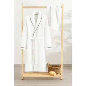 L'essential Maison Bathrobe Set (2 Pieces) White Soho - White kép