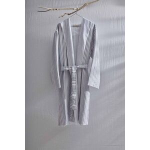 L'essential Maison Unisex Bathrobe Denim Dia - Denim kép