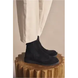 Velúr bokacsizma kép