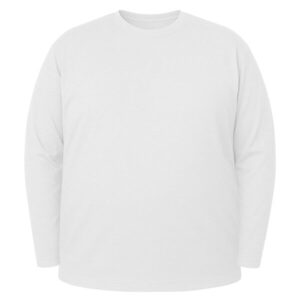 Miners Mate supersize Extra méretű hosszú ujjú póló unisex - Fehér | 10XL kép